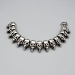 دستبند اسکلتی مدل Big Skulls کد Stds429