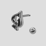 پیرسینگ اسکلت طرح آس پیک کد Hsn-342d1 - Image 4