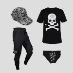 پکیج پوشاک اسکلتی طرح فیلیپ پلین Philipp Plein
