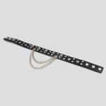 گردنبند چوکر اسکلتی مدل جمجمه زنجیردار کد Frh-774d03 - Image 4