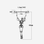 پیرسینگ طرح اسکلت کامل مدل Barfex کد Hsn-918d3 - Image 7