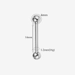 پیرسینگ طرح اسکلت کامل مدل Barfex کد Hsn-918d3 - Image 6