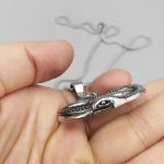 پلاک و گردنبند استیل طرح مار مدل 2Snakes کد Njd-803d2 - Image 4