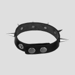 دستبند چرمی اسپایک‌دار (۱.۳ سانتیمتری) مدل 1Line کد Nyn-936d2 - Image 2