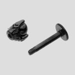 پیرسینگ دکمه ای طرح پنجه اژدها مدل Black-Sphere کد Hsn-971d4 - Image 2