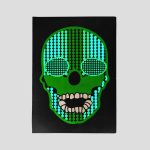 برچسب تیشرت اکولایزر اسکلتی مدل Green Skull کد Shy-981d6 - Image 4
