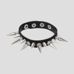 دستبند چرمی اسپایک‌دار (1.3-2.5 سانتیمتری) مدل 1Line کد Njd-890d9 - Image 4