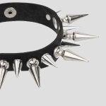 دستبند چرمی اسپایک‌دار (1.3-2.5 سانتیمتری) مدل 1Line کد Njd-890d9 - Image 2