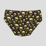 شورت اسلیپ اسکلتی طرح کولسی مدل Yellow Skulls کد Phs-520d4 - Image 2