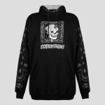 هودی لش اسکلتی بزرگ سایز مدل XXXTentacion کد Spl-538d3