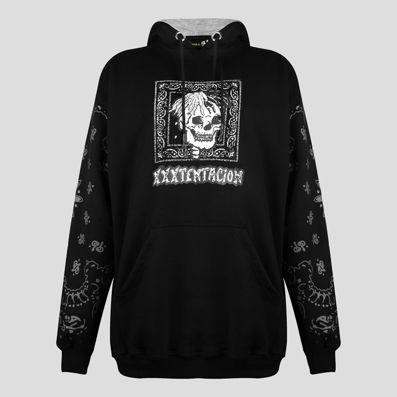 30547-هودی لش اسکلتی بزرگ سایز مدل xxxtentacion (1) هودی لش اسکلتی بزرگ سایز مدل XXXTentacion کد Spl-538d3 - Image 1