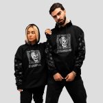 هودی لش اسکلتی بزرگ سایز مدل XXXTentacion کد Spl-538d3 - Image 3