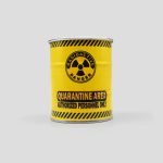 زیرسیگاری اسکلتی طرح بشکه مدل Radioactive کد Phs768