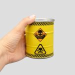 زیرسیگاری اسکلتی طرح بشکه مدل Radioactive کد Phs768 - Image 4