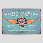 تابلو فلزی مدل Harley Davidson کد Njd-516d6
