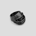 انگشتر استیل طرح گوریل مشکی کد Fsi657 - Image 5