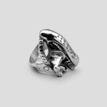 انگشتر استیل طرح سوسمار مدل Angry Lizard کد Fsi657 - Image 3
