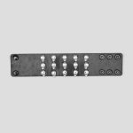 دستبند چرمی اسکلتی مدل 3Line Skulls کد Njd-105d2 - Image 6