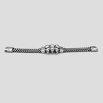 دستبند کارتیر اسکلت مدل 3Skulls کد Njd-429d2