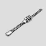 دستبند کارتیر اسکلت مدل 3Skulls کد Njd-429d2 - Image 3