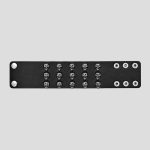 دستبند چرمی اسکلتی مدل 3Line Skulls کد Njd-105d2 - Image 2