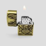 فندک گازی هارلی دویدسون طرح عقاب مدل Harley Logo کد Sdg-009d4 - Image 5