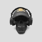 مجسمه جمجمه DJ مدل Golden Pirate رنگ مشکی کد Khk835 - Image 3