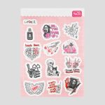 استیکر اسکلتی مدل Lover کد Hsm-006d1