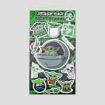 استیکر جنگ ستارگان مدل Baby Yoda کد Frh-006d4
