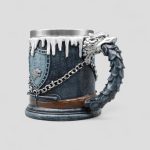 ماگ داخل استیل Game of Thrones طرح گرگ استارک کد Psg-267d3 - Image 2