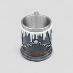 ماگ داخل استیل Game of Thrones طرح گرگ استارک کد Psg-267d3 - Image 5