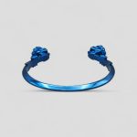دستبند طرح جمجمه مدل Blue Gems کد Vns-419d5 - Image 5