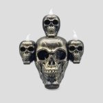 جاعودی اسکلتی چراغ دار سه شعله مدل 4Skulls کد Dbm-375d2 - Image 3