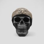 مجسمه جمجمه کلاه بافت مدل Black Skull کد Khk814 - Image 3