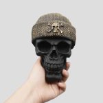 مجسمه جمجمه کلاه بافت مدل Black Skull کد Khk814 - Image 8