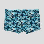 شورت پادار اسکلتی طرح کولسی مدل Blue Skulls کد Ehs-585d3 - Image 2