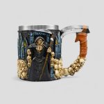 ماگ اسکلت طرح فرشته مرگ مدل Skeleton Kingdom کد Njd-699d3