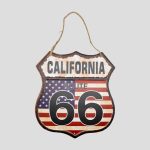 تابلو فلزی مدل Route 66 کد Njd-528d4