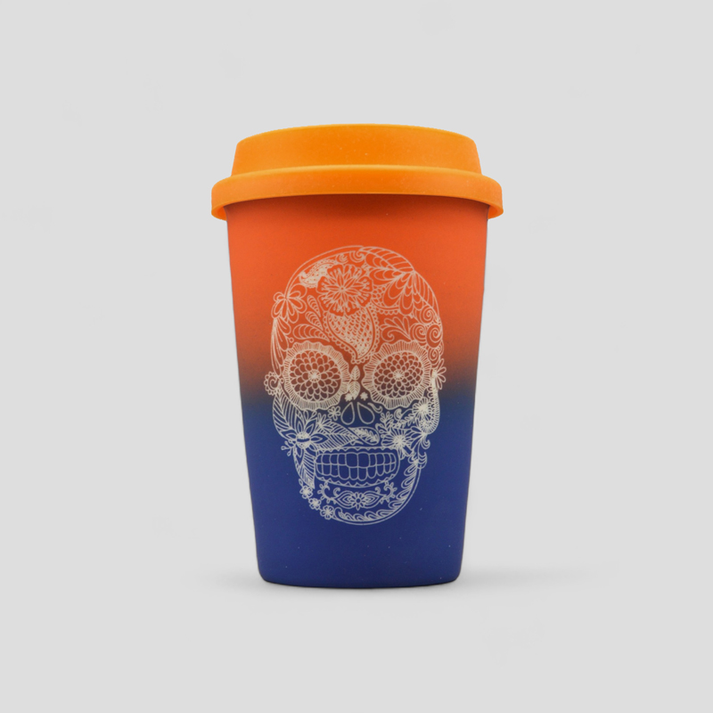 39355- ماگ اسکلتی دو رنگ مدل White Skull (1) ماگ اسکلتی دو رنگ مدل White Skull کد Glk-180d3 - Image 1