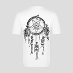 تیشرت اسکلتی مدل Skull Dreamcathcer کد Vls-562d6 رنگ سفید - Image 2