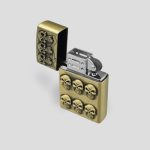 فندک گازی اسکلتی مدل 9Skulls کد Sdg-009d6 - Image 2
