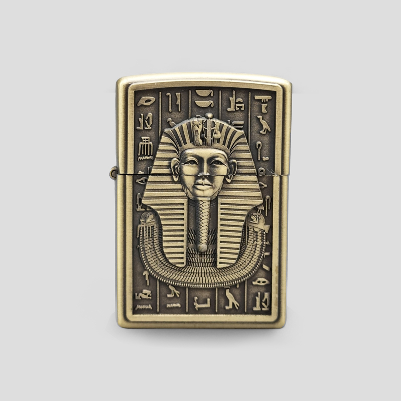 39965- فندک بنزینی کانتای مدل Tutankhamun (1) فندک بنزینی کانتای طرح توت عنخ آمون کد Ork-902d28 - Image 1