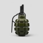 فندک اتمی و زیرسیگاری ژونگ لونگ طرح نارنجک کد Ork-809d1 - Image 3