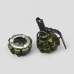 فندک اتمی و زیرسیگاری ژونگ لونگ طرح نارنجک کد Ork-809d1 - Image 2