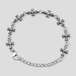 دستبند استیل طرح صلیب کروم هارتز مدل Small-Cross کد Njd-642d4 - Image 5