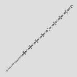 دستبند استیل طرح صلیب کروم هارتز مدل Small-Cross کد Njd-642d4 - Image 2