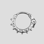 پیرسینگ اسکلت مدل Skull & Spikes کد Hsn-304d7 - Image 3