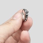 پیرسینگ اسکلت مدل Skull & Spikes کد Hsn-304d7 - Image 4