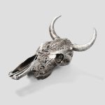 دیوارکوب طرح جمجمه گاومیش (راک) مدل Apache کد Irz266 - Image 2