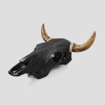 دیوارکوب طرح جمجمه گاومیش (راک) مدل Hardy-Knf کد Irz265 - Image 2